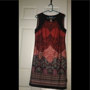 Pattern Polyester Dress